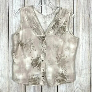 J.Jill | Linen Blouse Sleeveless